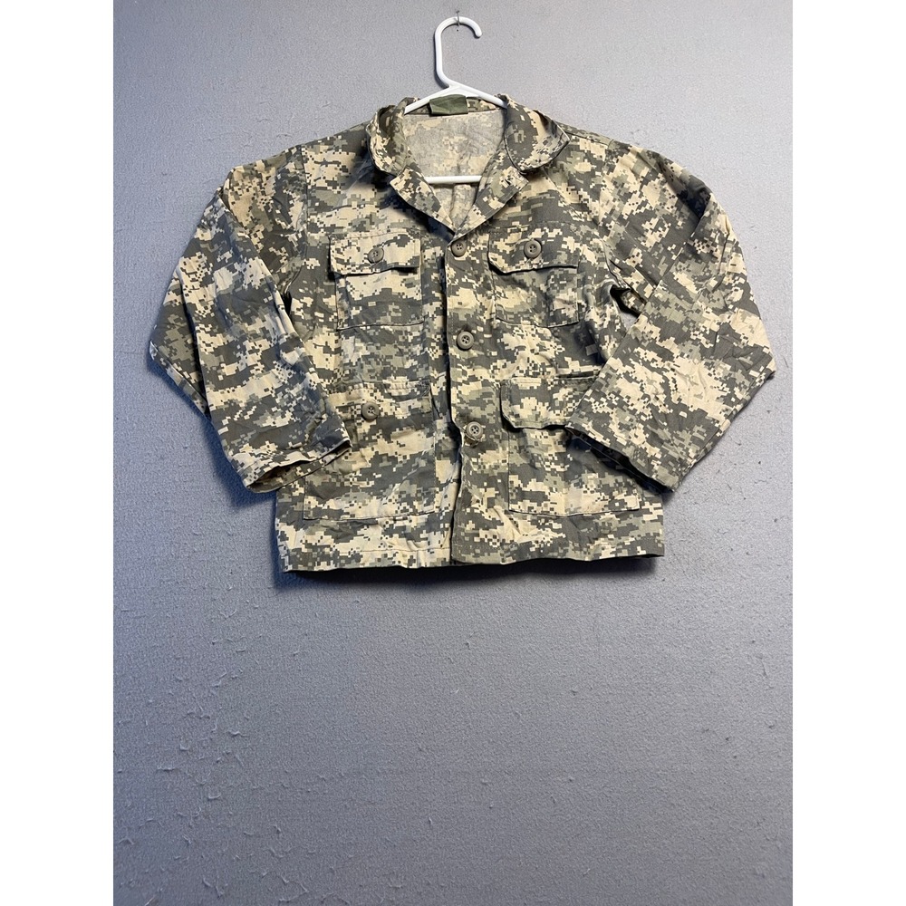 Unbranded Military Jacket Ripstop Digital Camo Green Tan Large Boys